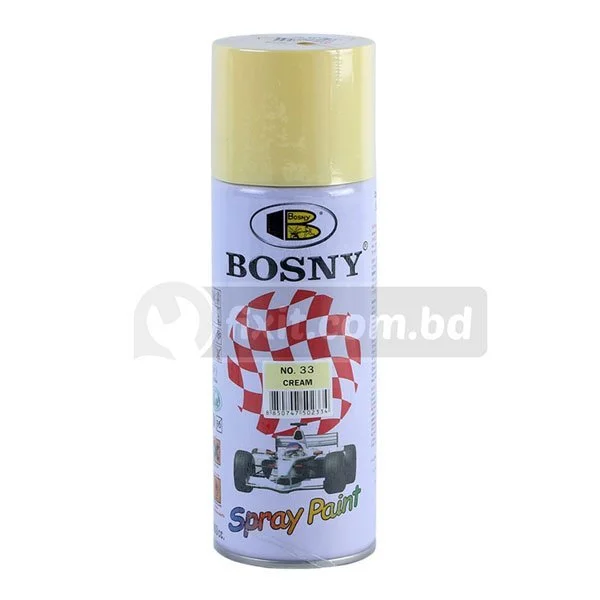 400ml Cream Color Spray Paint Bosny Brand in Bangladesh Fixit Online Shop