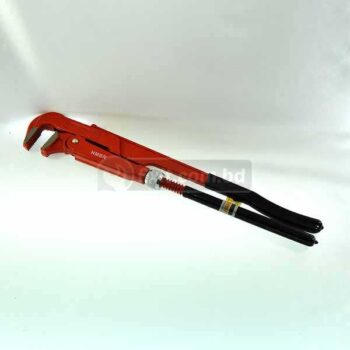 12 Inch Metal Nose Pipe Wrench Black and Orange Color HMBR Brand