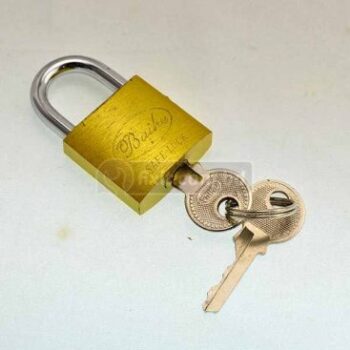2 Keys Golden Color Top Security Padlock Lock BAIHE Brand