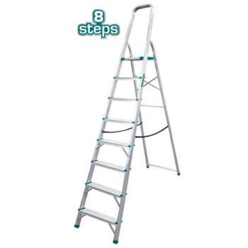 8 Step Aluminium Household Ladder Total Brand THLAD06081