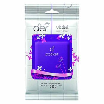 10g Violet Valley Bloom Favor Pocket Bathroom Fragrance Godrej Aer Brand