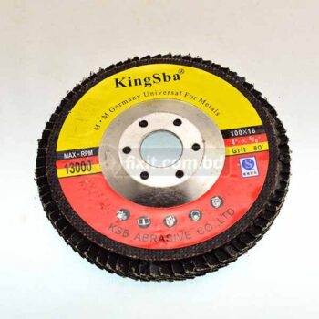 4 Inch 80 Grit 13000 RPM Abrasive Disc KingSba Brand