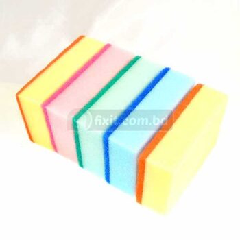 2 Pcs Multi Color Foam Bath Sponge
