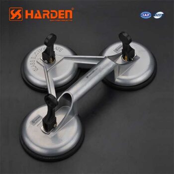 3 Cups Aluminum Alloy Triple Suction Lifter Glass Holder Harden Brand 620607