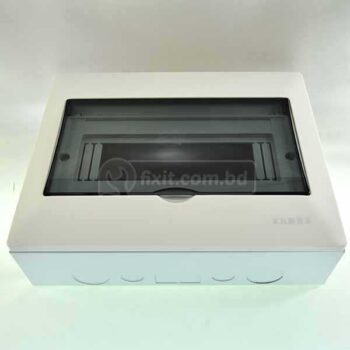 300mm x 200mm x 80mm White Color Plastic Circuit Breaker Box Single Gang (10 Pcs) Double Gang (8-10 Pcs) Capacity
