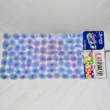 Light Blue Non Slip Rubberized Plastic Floor Mat for Bathroom Sunta Brand