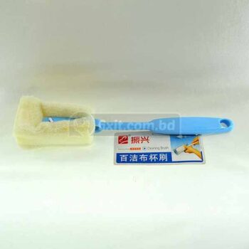 Blue Color Bottle Cleaning Brush Plastic Bristle