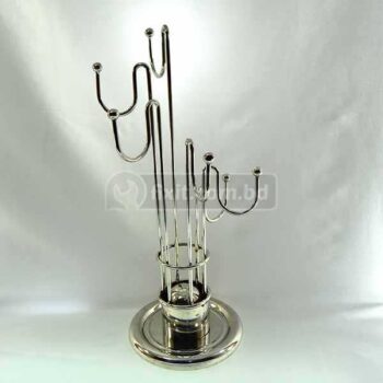 Stainless Steel Glass Stand Modern Design Great For Living Room Decoration