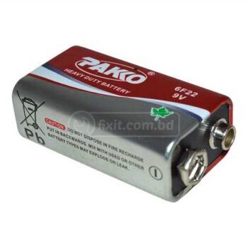 9 Volt Heavy Duty Battery Pakko Brand