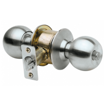 3 Keys Stainless Steel Color Round Push Lock Yale Brand in Bangladesh