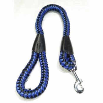 Blue & Black Color Heavy Duty Pet Dog Belt