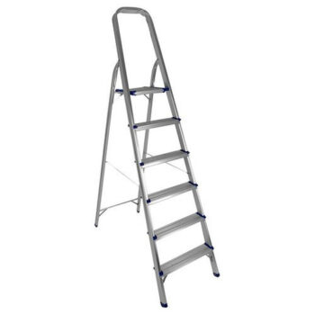 6 Step One Side Aluminium Ladder HMBR Brand