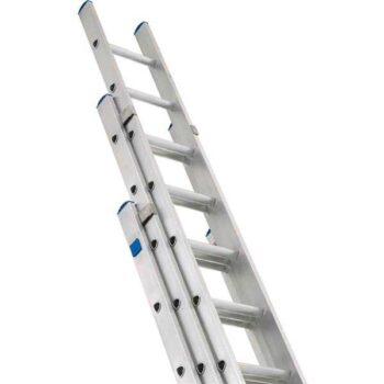 Up to 36 feet Extendable Aluminum Sliding Ladder 3 Part