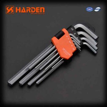9PCS Medium Hexagonal Key (LN Key) Set Harden Brand 540605