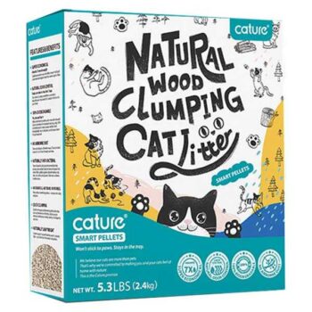 Cature Smart Pellets Natural Wood Clumping Cat Litter (5.3lbs)