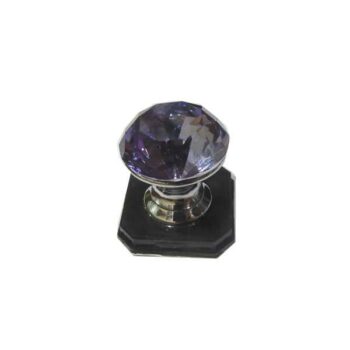 Diamond Shaped Purple & Antique Color Furniture Knob