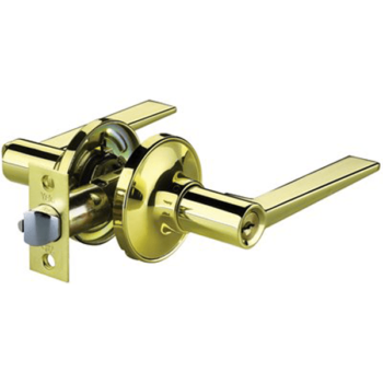Brass Polished Lever Door Handle Lock Yale Brand VL5397 US3