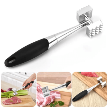 Stainless Steel Kitchen Hammer for Tenderizing Meat