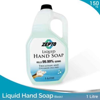 1 Liter Handwash Zepto Brand Antibacterial Antiviral - Basic Quality
