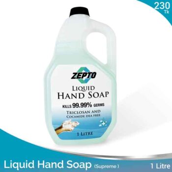 1 Liter Liquid Hand Soap Zepto Brand Antibacterial Antiviral - Supreme
