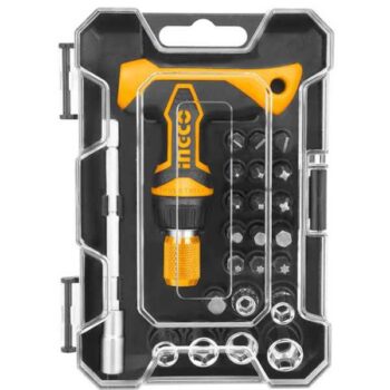T-Handle Wrench Screwdriver Set Ingco Brand HKSDB0188