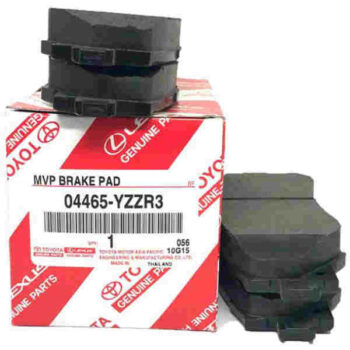 Brake Pad Front 04465-YZZR3 Set Black Toyota Brand