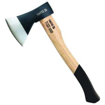 430mm 1000g Carbon Steel Axe with Wooden Handle Yato Brand YT-8003