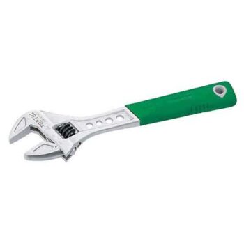 12 Inch Adjustable Wrench with Rubber Grip Handle Toptul Brand