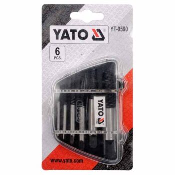 6 Pcs Screw Extractor Set Yato Brand YT-0590