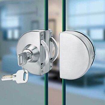 10-12mm Stainless Steel Double Open Glass Door Lock