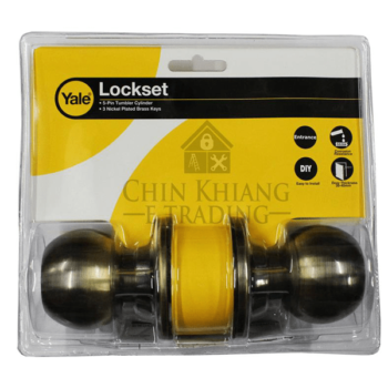 Brass Gold Color (without key) Round Push Lock in Bangladesh