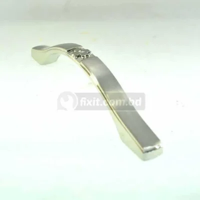 96mm Silver Color Stainless Steel Furniture Handle Minimalist Design 8705