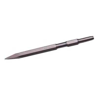 17 x 280mm Hexagonal Pointed Chisel Used To Channel The Entire Striking Power Of The Hammer Drill Into A Small Point Harden Brand 610396