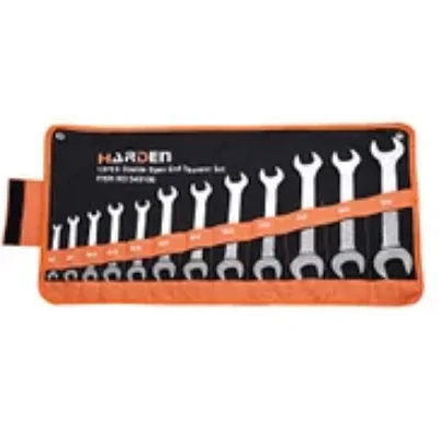 12pcs Double Open-end Spanner Set  for loosening and tightening fasteners such as nuts and bolts Harden 540108