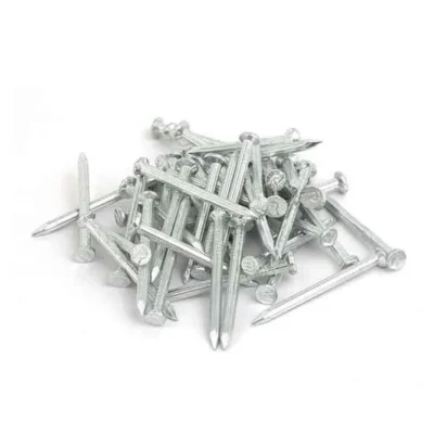 1 Inch 12pcs Packet Concrete Nail With Smooth, Straight Fluted & Twilled Fluted Shanks