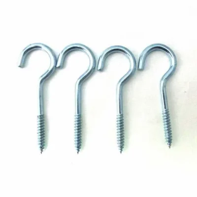 2 Inch (4 Pcs Packet) Stainless Steel Round Hook Screw