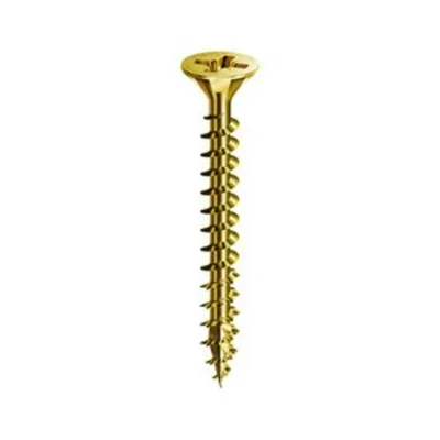 1 Inch 4mm Gold Plated 12 pcs Packet Star Head Screw