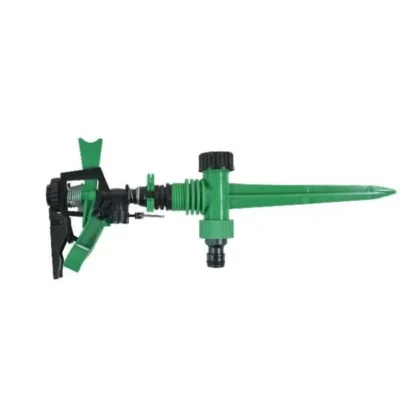 Garden Lawn Sprinkler 360 Degree Rotating Sprinklers System Automatic Watering Irrigation System with Plastic Spike for Watering Plants Flowers Veggies