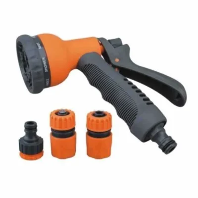 4pcs Plastic Water Hose Spray Nozzle Gun Set