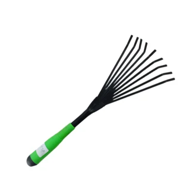 Small Garden hay fork for cleaning dry leaves, rocks etc.
