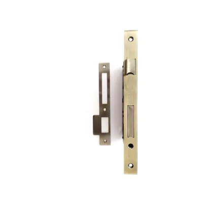 Mortise Lock 85x45mm + Euro-profile 70mm Cylinder (Antique Brass Finish)