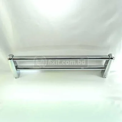 18 Inch Stainless Steel Double Towel Rail Straight Design