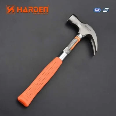 500gm/ 16 OZ Carbon Steel Claw Hammer With Tubular Handle Harden Brand 590211