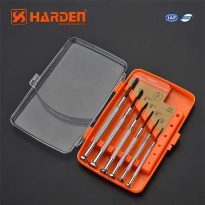 6PCS Precision Screwdriver Set Harden Brand 550121