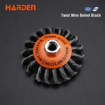 100mm Twist Wire Belvel Brush Harden Brand 611516
