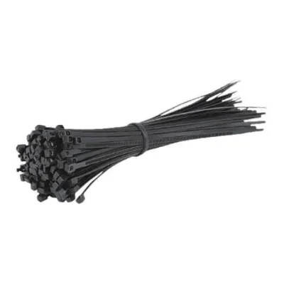 16 Inch 100 Pcs Packet Black Color Cable Tie