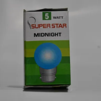 5 Watt Super Star Midnight Light Bulb/Dim Light