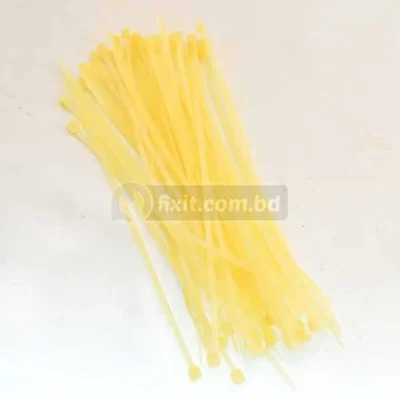 6 Inch 100 Pcs Packet Off White Color Cable Tie