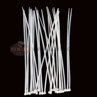 10 Inch 4 x 250 mm 50 Pcs Packet Off-White Color Cable Tie