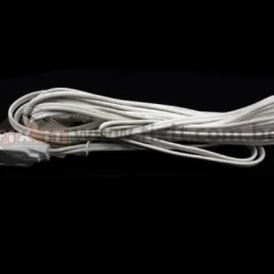20 ft. 220 Volts Multi Cable Double 2 Flat Pin Inlets